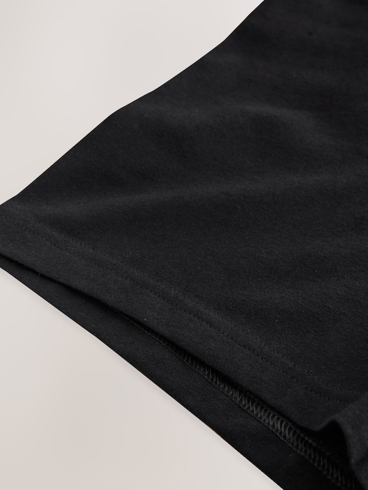Black on Black Waistband Trunks Boxers 5 Pack - Image 9 of 9