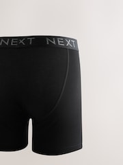 Black 5 Pack Sports Longer Length A-Front Boxers - Image 7 of 9
