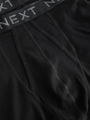 Black 5 Pack Sports Longer Length A-Front Boxers - Image 9 of 9