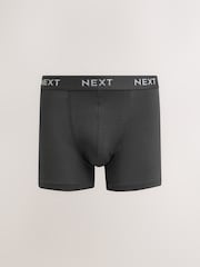 Blue 5 Pack Cotton Rich Trunk Boxers 5 Pack - Image 5 of 8