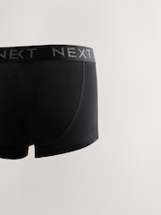 Black Waistband Trunks Boxers 5 Pack - Image 7 of 9