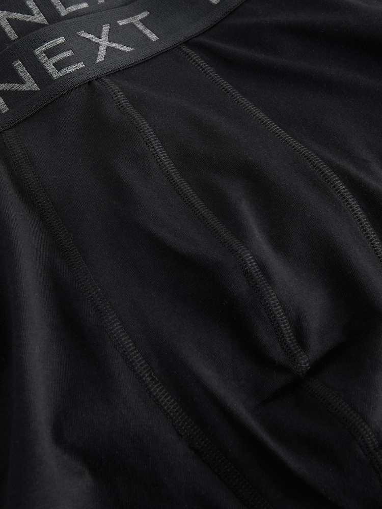Black Waistband Trunks Boxers 5 Pack - Image 9 of 9