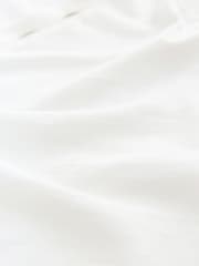 White 100% Cotton Short Sleeves Lace Insert T-Shirt - Image 2 of 3