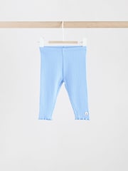 Multi Pastel Colour Baby Leggings 4 Pack (0mths-2yrs) - Image 5 of 11