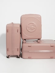 Dune London Pink Onella 3 Piece Suitcase Set - Image 6 of 7