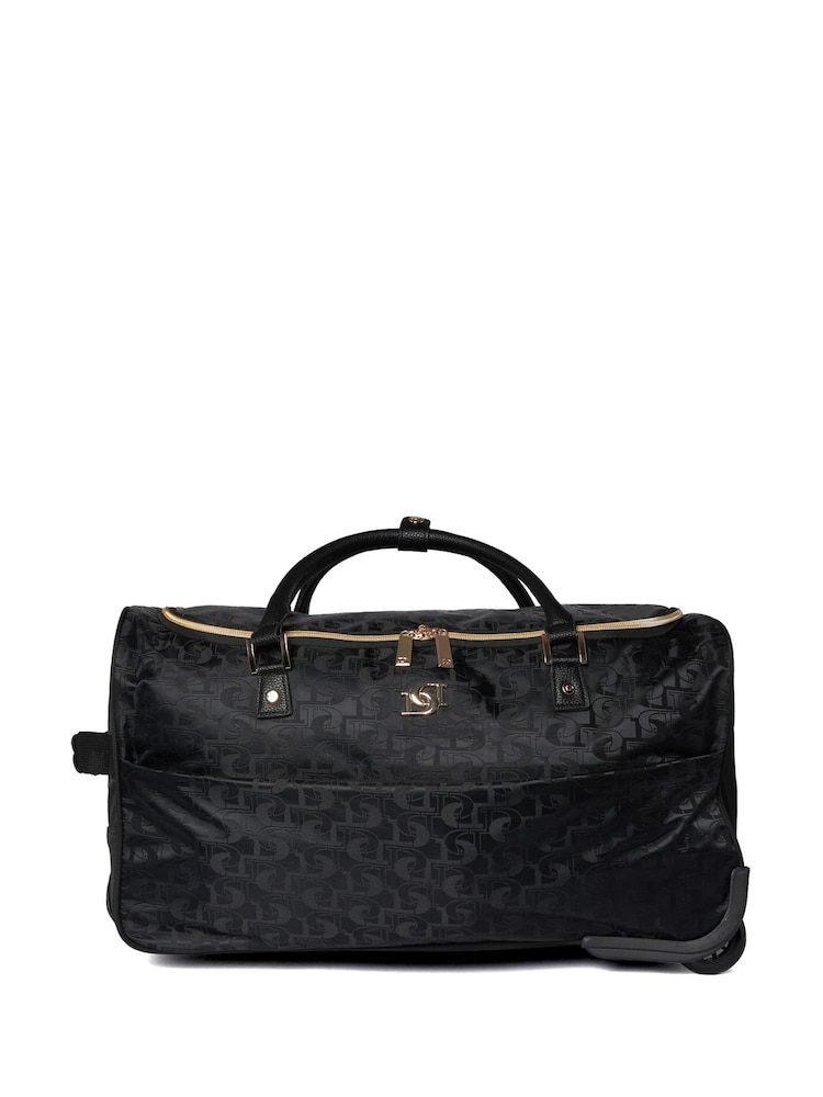 Dune London Black Oriel 2 Wheel Cabin Holdall - Image 2 of 6