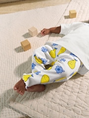 White/ Blue/ Yellow Fruit Baby Short Sleeve Top and Leggings Set 2 Piece (0mths-2yrs) - Image 15 of 15