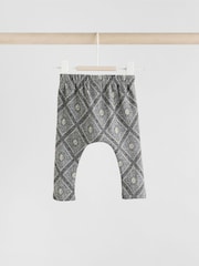 Girafa creme/cinza - 100% algodão costurado para bebês com blusa de animal e conjunto de leggings estampadas - Imagem 11 de 16