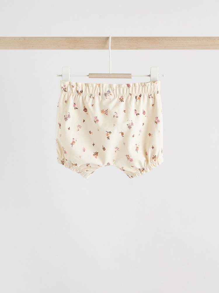 White/Cream Mouse Short Sleeve Baby Top & Shorts Set 2 Piece - Image 6 of 11