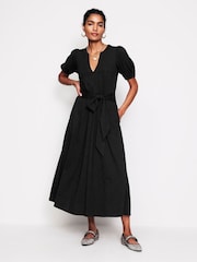 Boden Aqua Blue Petite Twisted Waist Jersey Dress - Image 1 of 5