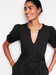 Boden Aqua Blue Petite Twisted Waist Jersey Dress - Image 2 of 5