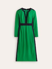 Boden Green Petite Twisted Waist Jersey Dress - Image 5 of 5