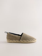 Neutral Stripe Standard Fit (F) Espadrilles - Image 2 of 5