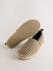 Neutral Stripe Standard Fit (F) Espadrilles - Image 5 of 5