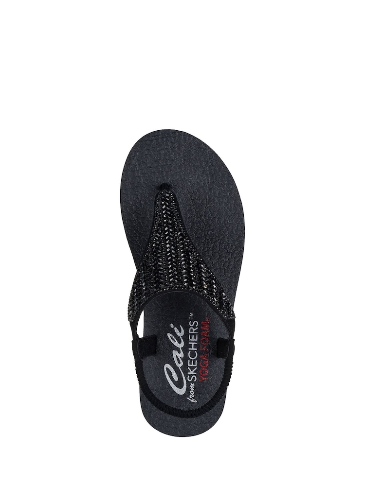 Skechers Black Meditation Glamorous Muse Sandals - Image 3 of 3