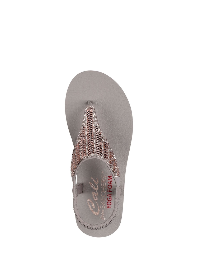 Skechers Grey Meditation Glamorous Muse Sandals - Image 3 of 3