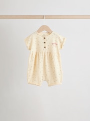 Slogan Mono and Pink Baby Rompers 3 Pack - Image 2 of 14