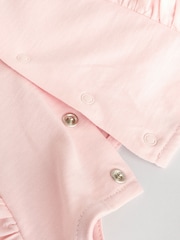 Sage Green Baby Bloomer Rompers 3 Pack - Image 8 of 11