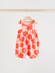 Multicolour Fruit Printed - 100% Cotton Baby Jersey Rompers 3 Pack - Bild 3 von 11