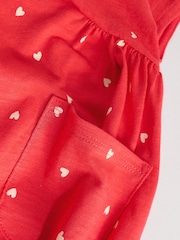Red and Ecru Cherry Baby Rompers 3 Pack - Image 10 of 12