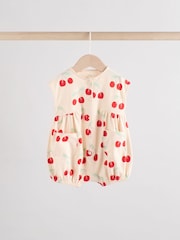 Red and Ecru Cherry Baby Rompers 3 Pack - Image 7 of 12