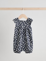Black/White Baby Printed Rompers 3 Pack - Image 5 of 12