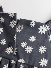 Black/White Baby Printed Rompers 3 Pack - Image 8 of 12