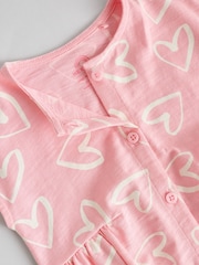 Pink and White Baby Rompers 3 Pack - Image 9 of 11