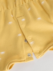 Floral Printed Baby Printed Rompers 4 Pack - Image 10 of 12