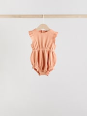 Floral Printed Baby Printed Rompers 4 Pack - Image 4 of 12