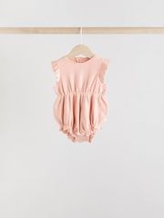 Floral Printed Baby Printed Rompers 4 Pack - Image 5 of 12