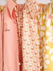 Korallenpink - Jersey-Strampelanzug für Babys 3er-Pack - Bild 7 von 11