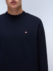 Napapijri Blue Balis Crew Neck Sweatshirt - Image 3 of 5