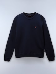 Napapijri Blue Balis Crew Neck Sweatshirt - Image 4 of 5