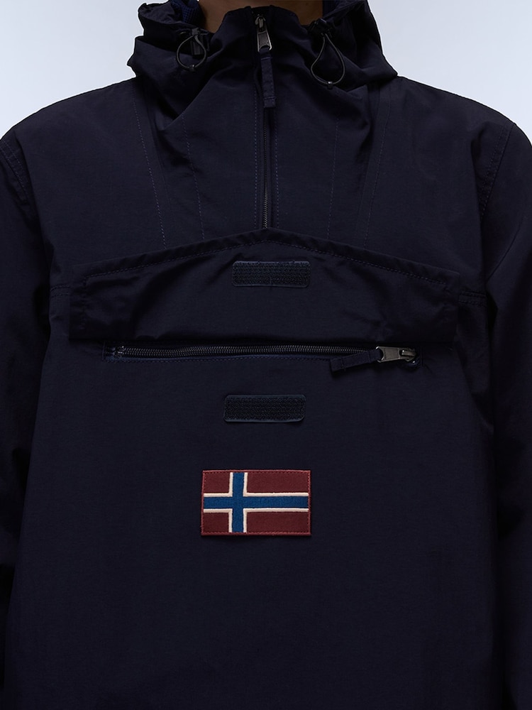 Napapijri Blue Rainforest Jacket - Image 6 of 9