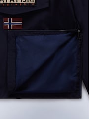 Napapijri Blue Rainforest Jacket - Image 9 of 9