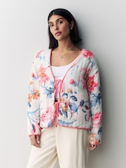 Laura Ashley Pink Rosalind Reversible Quilted Jacket - Image 1 of 8