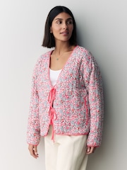 Laura Ashley Pink Rosalind Reversible Quilted Jacket - Image 4 of 8
