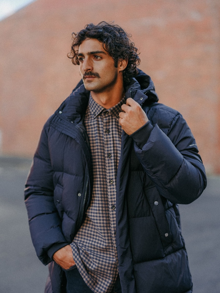 Remus Uomo Brown Tapered Fit Long Sleeve Smart Shirt - Image 1 of 6 Remus Uomo Brown Tapered Fit Long Sleeve Smart Shirt - Image 1 of 6