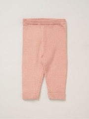 Rock-A-Bye Baby Boutique V True Knit Bodysuit Rib 100% Cotton Leggings And Hat Outfit Set - Image 3 of 5