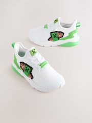 Weiß - Minecraft Turnschuhe mit elastischen Schnürsenkeln - Bild 1 von 6