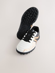 Black/Gold Lace-Up Astro Trainers - Image 5 of 7