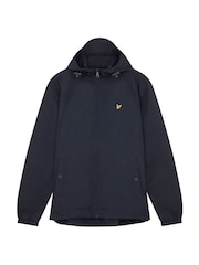 Lyle & Scott Navy Zip Up Hooded Jacket - Image 4 of 4