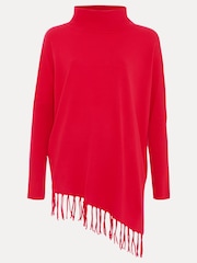 Phase Eight Red Athena Tassel Knit Jumper - Image 7 of 7
