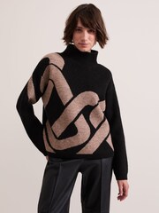 Phase Eight Natural Cleo Chain Chunky Jumper - Image 6 of 10