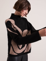 Phase Eight Natural Cleo Chain Chunky Jumper - Image 7 of 10
