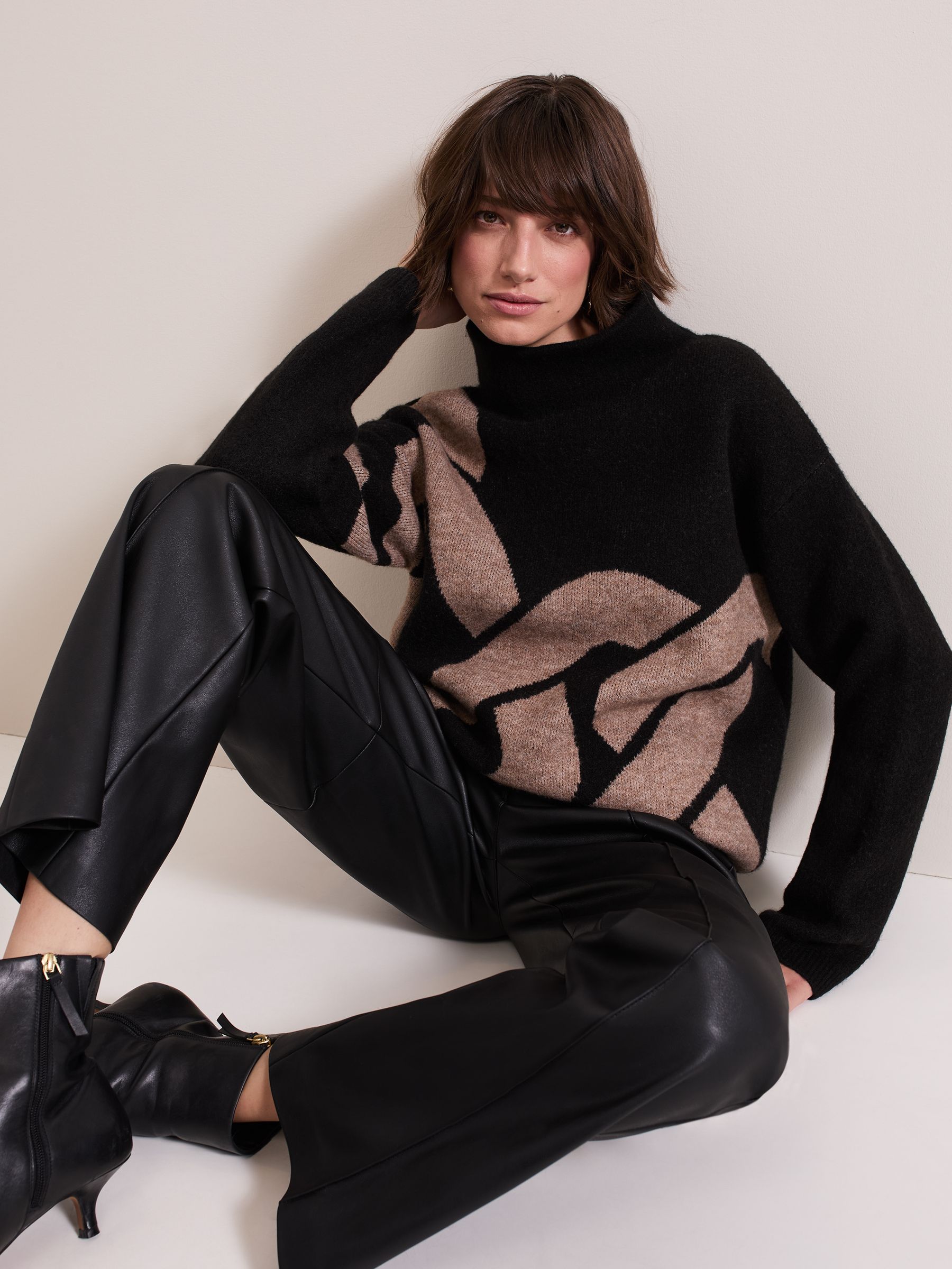 フェイズ エイト Phase Eight Lottie Black Cowl Neck Jumper （Black） Lottie Black Cowl Neck Jumper | Phase Eight ROW |