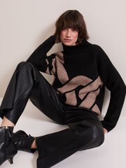 Phase Eight Natural Cleo Chain Chunky Jumper - Image 8 of 10