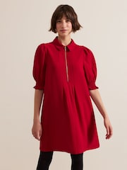 Phase Eight Red Zip Candice Mini Dress - Image 1 of 6