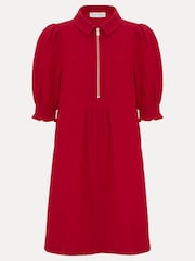 Phase Eight Red Zip Candice Mini Dress - Image 6 of 6